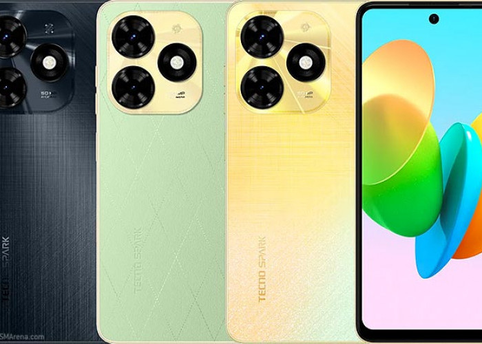 Spesifikasi Tecno Spark 20C Hp Entry-Level Super Keren Ber-DNA iPhone dengan Pilihan Warna Menarik