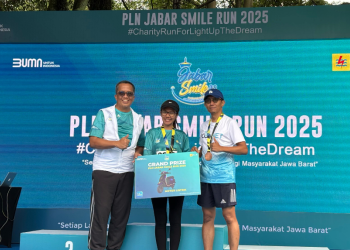 PLN Icon Plus Sukses Dukung Gelaran PLN Jabar Smile Run 2025, Ajang Charity dalam Fun Run Activity.