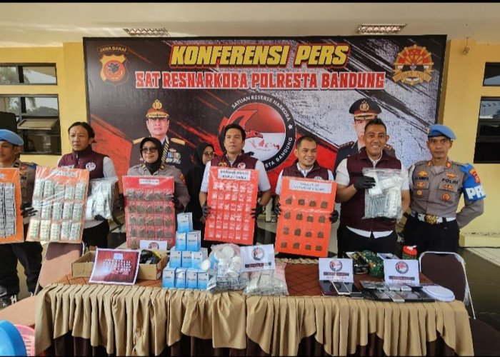 Polresta Bandung Ungkap 105 Kasus Narkoba dan Obat Keras Ilegal: Amankan 116 Tersangka 