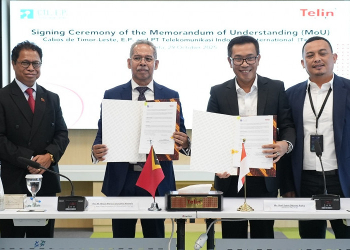 Telin dan Cabos de Timor-Leste, E.P. Tandatangani MoU Perkuat Kolaborasi Bilateral Pengembangan Infrastruktur 