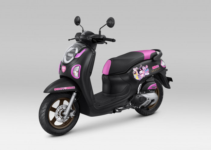 Edisi Terbatas, Kolaborasi Unik Honda Scoopy dengan Kuromi  