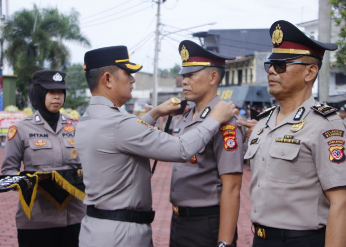 189 Personel Resmi Naik Pangkat, Kapolresta Bandung Tekankan Profesionalisme dan Pengabdian