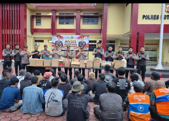 Polresta Bandung Gelar Operasi  gabungan di Soreang dan Katapang, Sita 385 Miras 