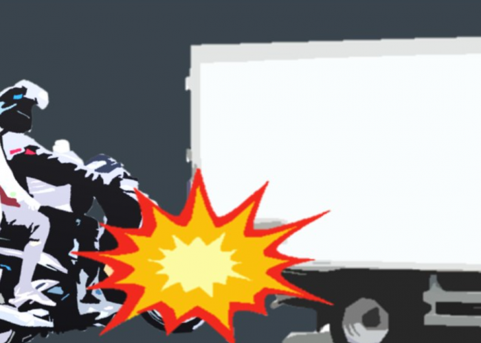 Tabrak Bagian Belakang Truk yang Berhenti, Pengendara Motor Meregang Nyawa