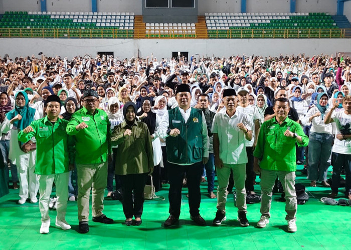 Hj. Renie Rahayu Fauzi Hadiri Reses Wakil Ketua DPR. RI H. Cucun A. Syamsurijal Dari Fraksi PKB