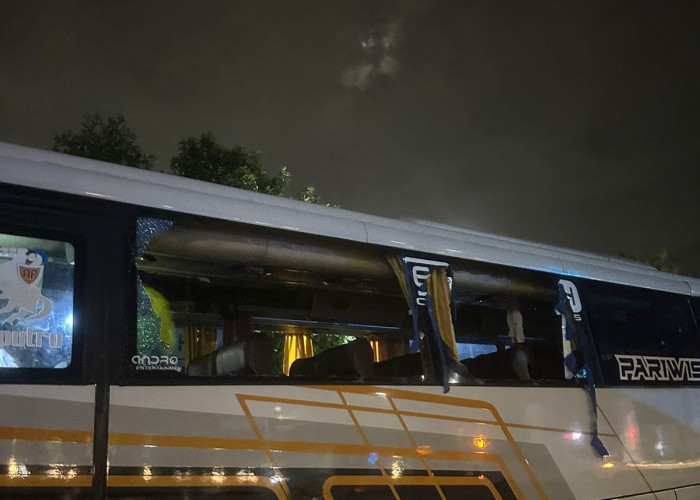 Supir Bus PSIS Telan Rugi 50 Juta Imbas Bentrok Suporter di Tol Jagorawi KM 21