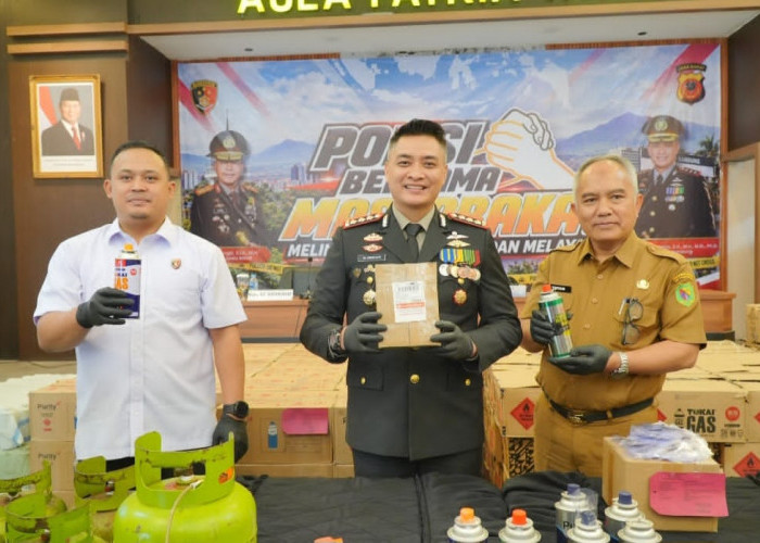Polresta Bandung Bongkar Gudang Pengoplosan Gas Subsidi di Bojongsoang: 3763 Tabung Portable Disita