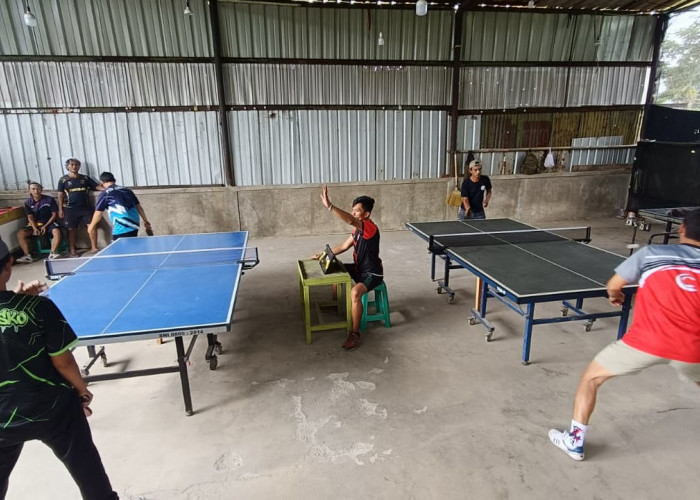Menjelang Ramadhan, PTM POSKO Gelar Turnamen Tenis Meja Internal di GOR POSKO Cibintinu