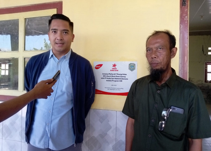 Nabati Wujudkan Kepedulian dengan Perbaiki Plafon MTs Nurul Ulum Ciparay