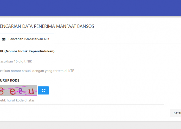 Cara Cek Desil Bansos 2026 Online Lewat Link Cek Bansos Pakai NIK KTP