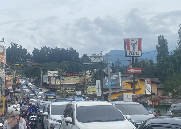 70 Ribu Kendaraan Melintas di Jalur Puncak, Polisi Masih Terapkan One Way arah Jakarta