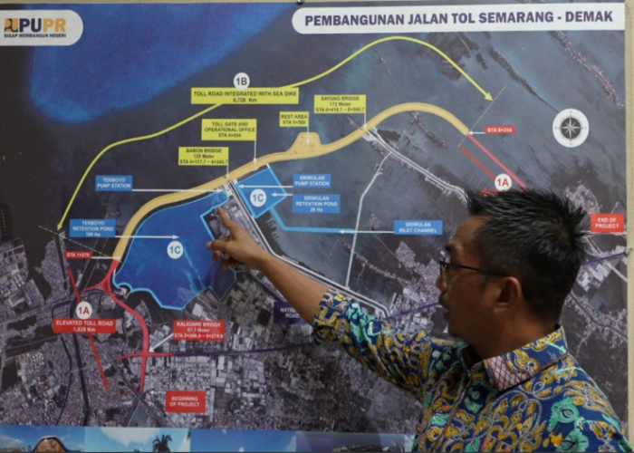 Diresmikan 2027, Tol Semarang-Demak Seksi 1 Senilai Rp10,9 Triliun Siap Tangkal Rob dan Banjir