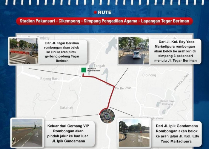 Besok Kirab Merah Putih di Kabupaten Bogor, Warga Perlu Perhatikan Rute Ini