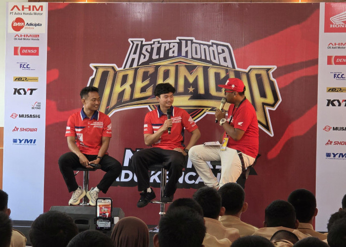 Gelar Adu Kencang di Sirkuit Bukit Peusar, Astra Honda Dream Cup Goes to School ke SMKN 4 Tasikmalaya