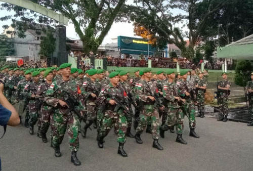 Pasukan Yonif 315/Garuda Sukses Tugas Di Papua, Kembali ke Bogor Dengan Pasukan Lengkap