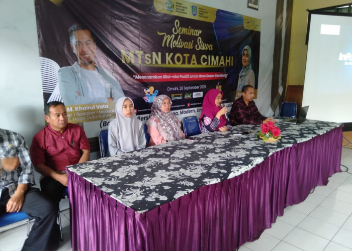 Bangkitkan Semangat Belajar, MTSN Kota Cimahi Gelar Seminar Motivasi untuk Siswa