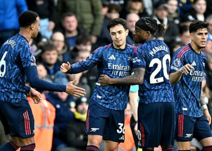 Arsenal Akhiri Puasa Kemenangan di Liga Inggris dengan 'Rujak' Leeds 0-4