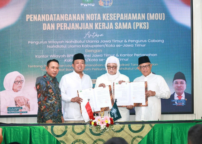 PWNU Jawa Timur Apresiasi Langkah Kementerian ATR/BPN dalam Mempercepat Proses Sertifikasi Tanah Wakaf