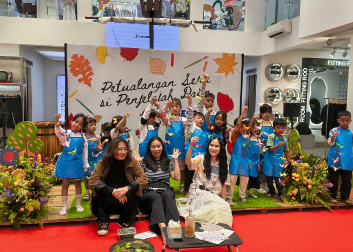 Serunya Jadi Penjelajah Daun! 3Second Kids Ajak Anak Asah Kreativitas dan Cinta Alam Lewat Leaf Rubbing