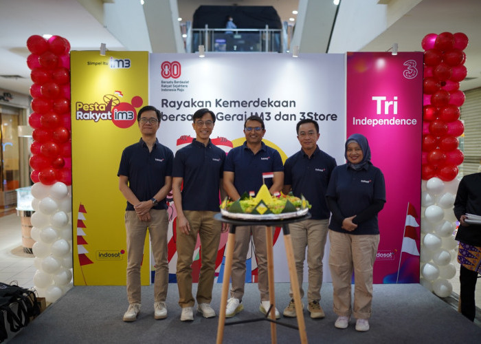 Indosat Rayakan HUT RI ke-80, Serentak di Gerai IM3 dan 3Store di Jabodetabek, Banten Hingga Jabar