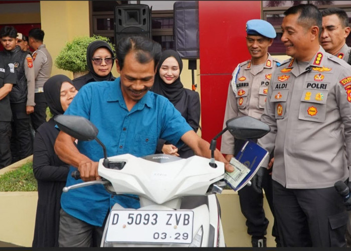 Dua Pekan Hilang Dicuri, Motor Warga Bandung Akhirnya Kembali Berkat Polisi