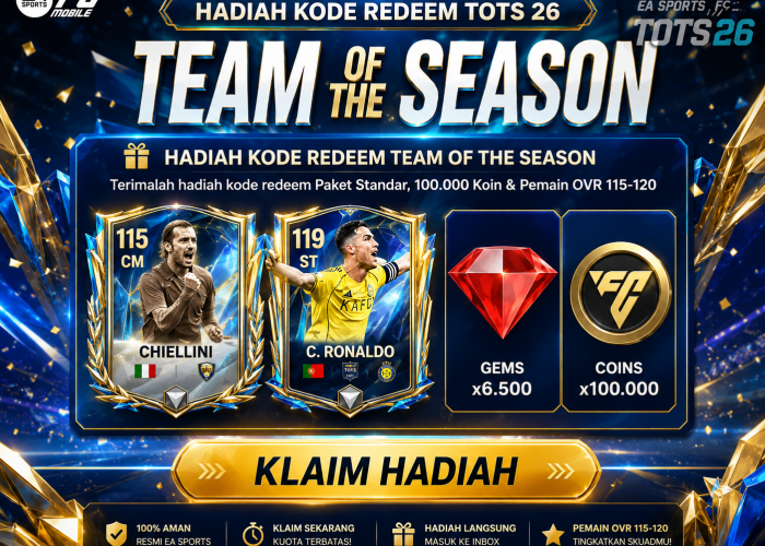 15 Kode Redeem FC Mobile Langka Mei 2026, Hadiah Gems & Player OVR Tinggi