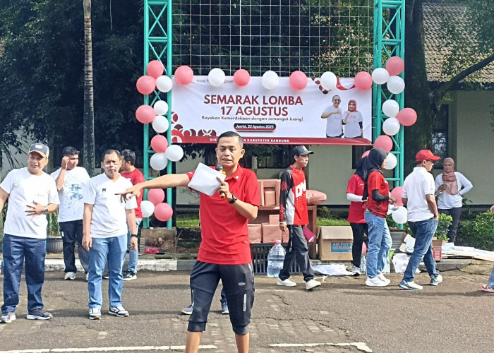 Dinas Pendidikan Kabupaten Bandung Gelar Acara Kebersamaan HUT ke-80 RI