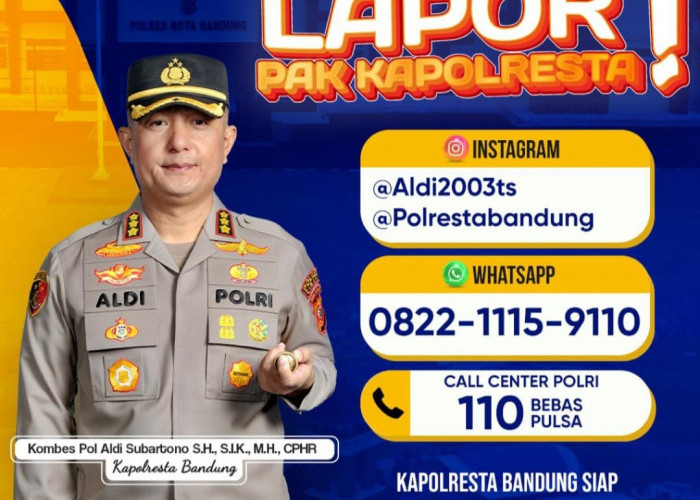 Polresta Bandung Akan Launching Program Lapor Pak Kapolresta, Ini Tujuannya 