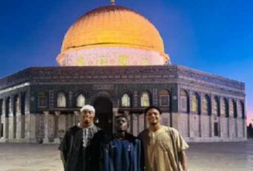 Usai Rebut Piala Super Prancis Di Israel, 3 Pemain PSG Kunjungi Masjid Al Aqsa