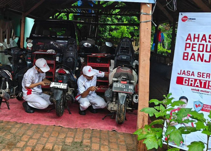 AHASS Gelar Servis Gratis untuk Korban Banjir di Bekasi dan Karawang