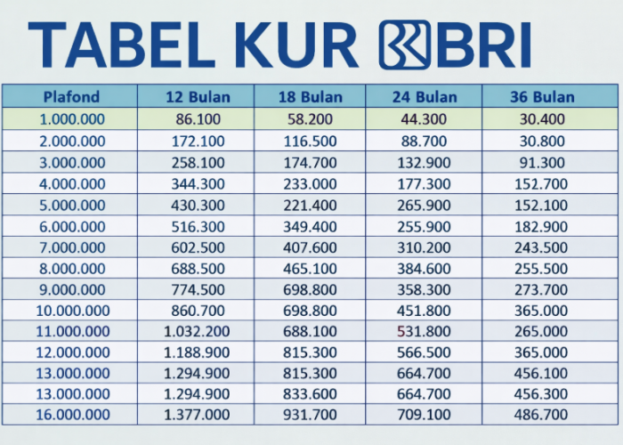 Cara Dapat Pinjaman KUR BRI 2026 Rp50 Juta, Cicilan Ringan Tanpa Beban Berat