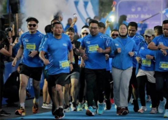 Gelar Pocari Sweat Run Indonesia 2023 Gubernur Jawa Barat Lepas 27.000 Pelari