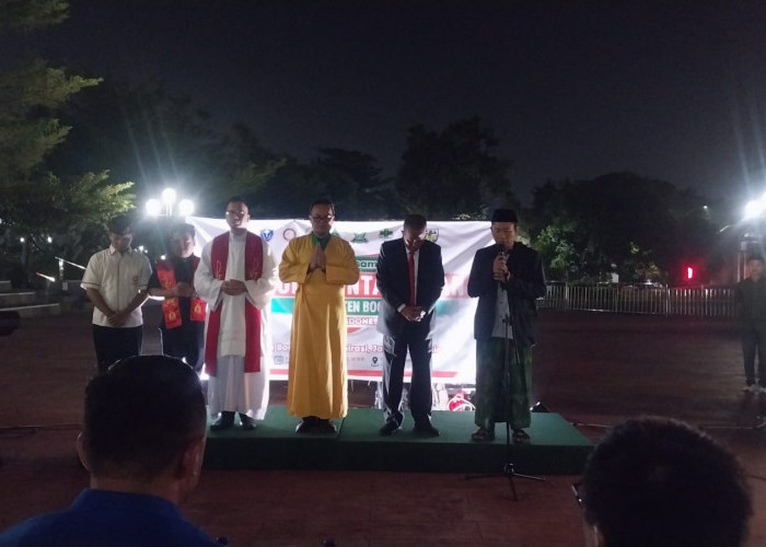 Doa Bersama Pemuda Lintas Iman di Kabupaten Bogor Harap Tegar Beriman Tetap Kondusif