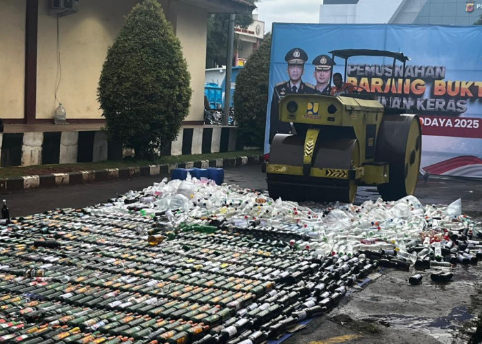 Sekitar 10 Ribu Jenis Miras Dimusnahkan Polres Bogor