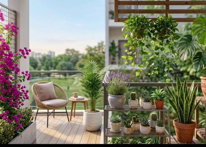 7 Tanaman untuk Balkon yang Bikin Rumah Terasa Lebih Adem dan Estetik