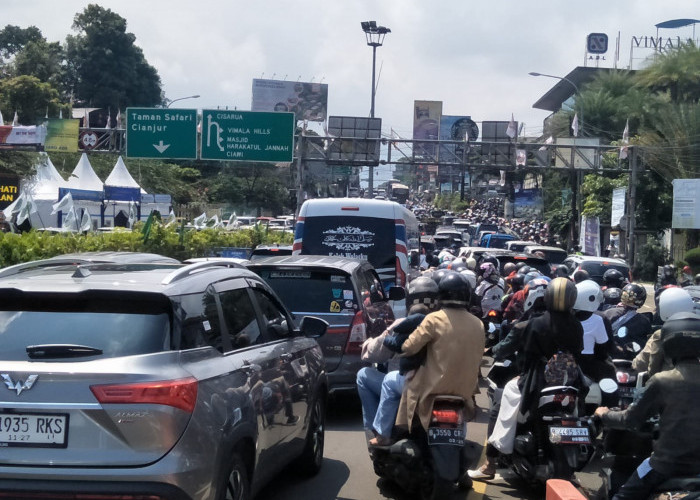 40 Ribu Kendaraan Masuk Kawasan Puncak Bogor
