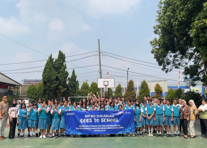 Hari Indonesia Menabung 2026, BRI BO Sukabumi - OJK Kolaborasi Gelar Edukasi Literasi Keuangan di Sekolah