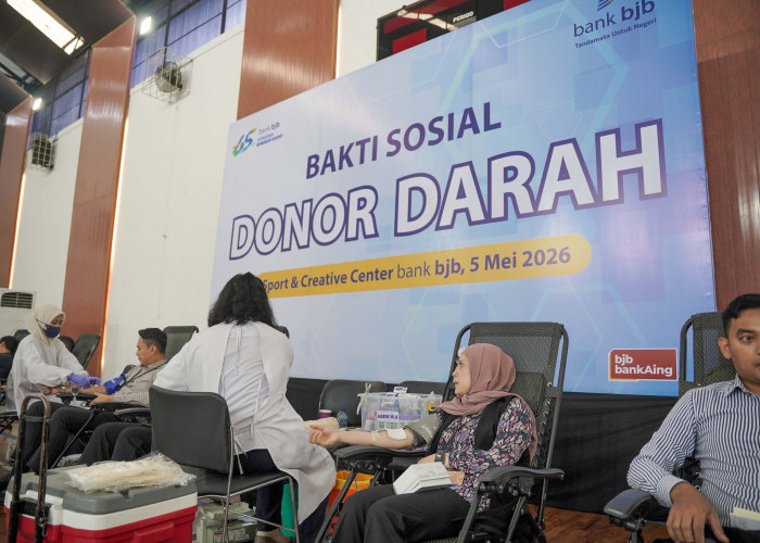 Rangkaian HUT ke-65, bank bjb Gelar Aksi Donor Darah untuk Kemanusiaan