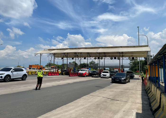 H+7 Lebaran, Kendaraan di Tol Cileunyi Terpantau Ramai