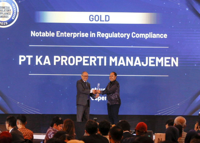   KAI Properti Sabet Predikat Emas di Ajang Kepatuhan Hukum Nasional 2025