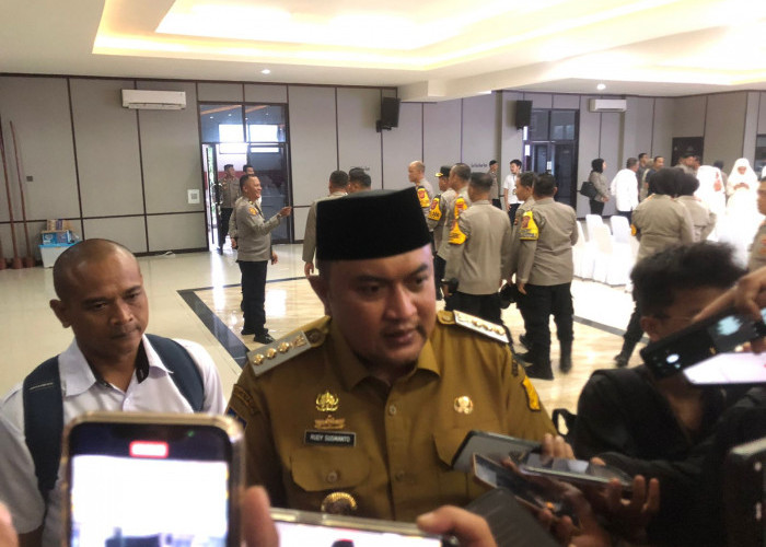 'Candaan' Bupati Bogor Rudy Susmanto dengan Kapolres Bogor AKBP Rio Wahyu 
