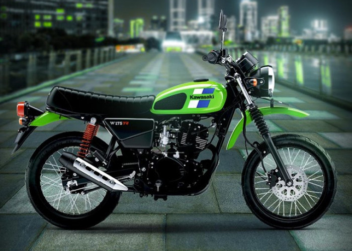 Kawasaki W175TR: Pengembangan TR250 Bergaya Scambler, Harga Di Bawah Rp30 Juta!