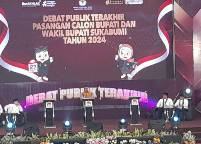 Debat Publik Terakhir Pilbup Sukabumi, KPU Ajak Masyarakat Gunakan Hak Pilih Dengan Baik