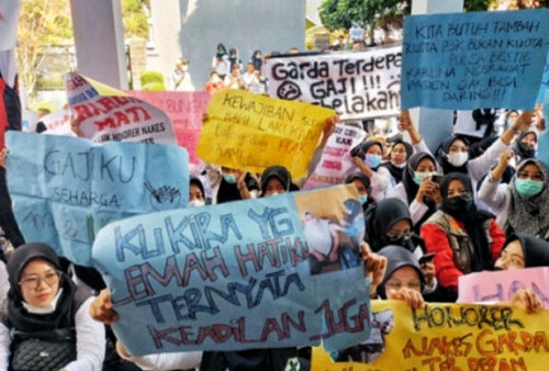 Permintaan Audiensi Tak Direspon, Ribuan Honorer Garut Ancam Mogok Kerja