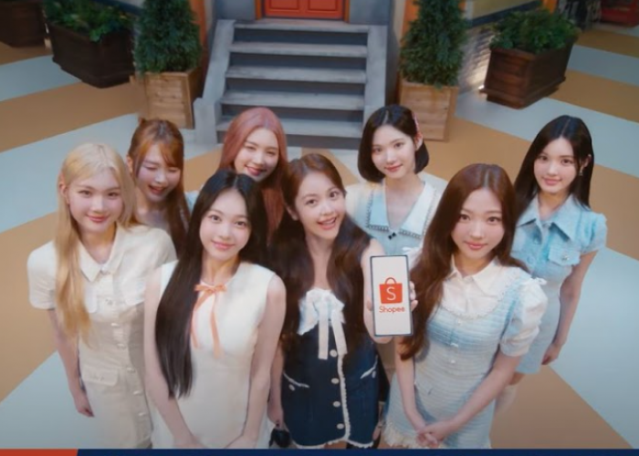 Viral! Kolaborasi Shopee dan Hearts2Hearts di Iklan Terbaru Shopee 9.9 Super Shopping Day Tuai Pujian 