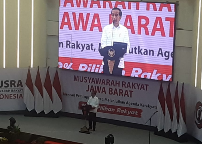 Presiden Jokowi Singgung 3 Periode di Musra Arcamanik 
