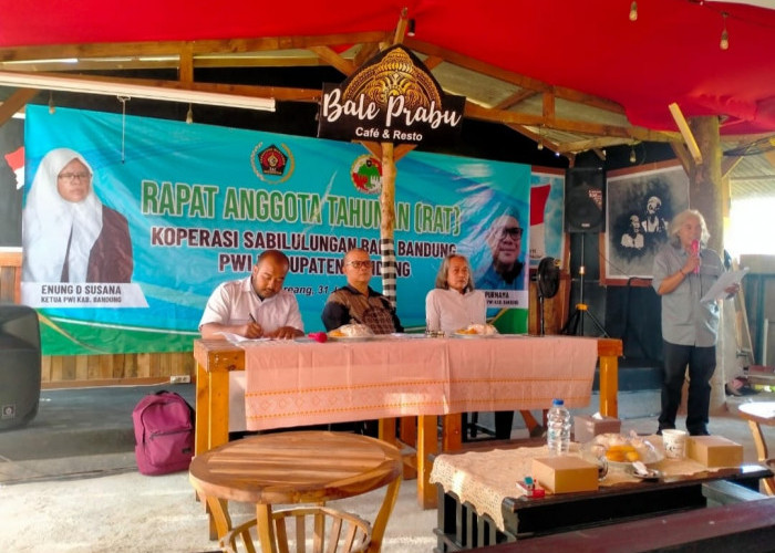 Fokus di Bidang Jasa, Koperasi PWI Kabupaten Bandung Gelar RAT