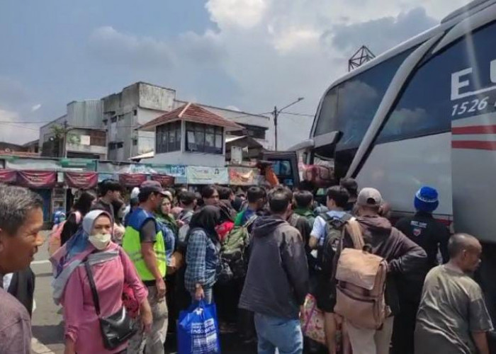 H-3 Lebaran, 6.889 Pemudik Berangkat dari Terminal Cicaheum