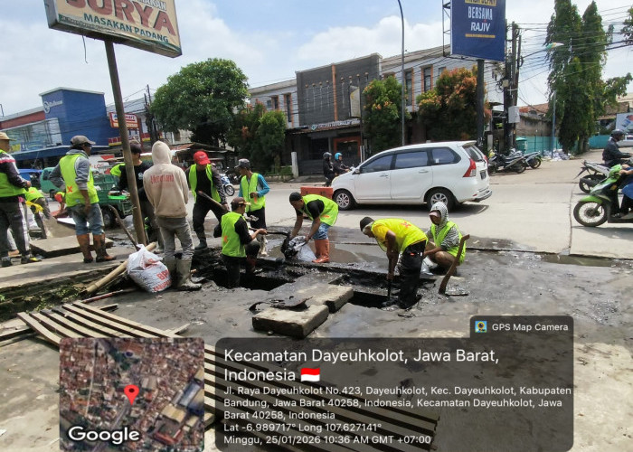 Rawan Kecelakaan, Bina Marga Provinsi Didesak Segera Perbaiki Ruas Jalan Dayeuhkolot