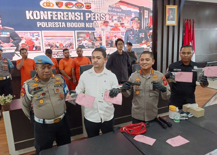 Kurang dari 24 Jam, Polresta Bogor Kota Ringkus 4 Pelaku Penembakan